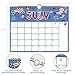 Vibrant Focus 2026 Calendar - 18 Monthly Wall Calendar, January 2026 - June 2027, 8.5