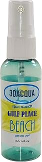 Unisex Beach Perfume Mist with Emerald Green Aquatic and Fresh Citrus Fragrance Notes; 2oz Spray Bottle (Gulf Place Beach)