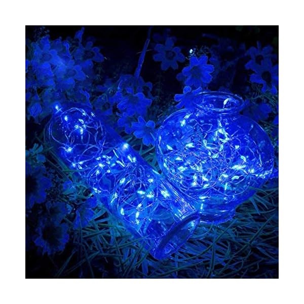 Twinkle star 2 set christmas fairy lights battery operated, 33ft 100 led string lights remote control timer twinkle string lights 8 modes firefly lights for garden party indoor decor - image 5