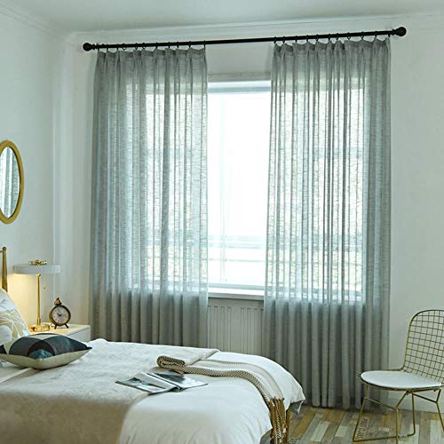 WBXZAL Cortinas Translucidas Visillos Opacas, Visillos Dormitorio - Co