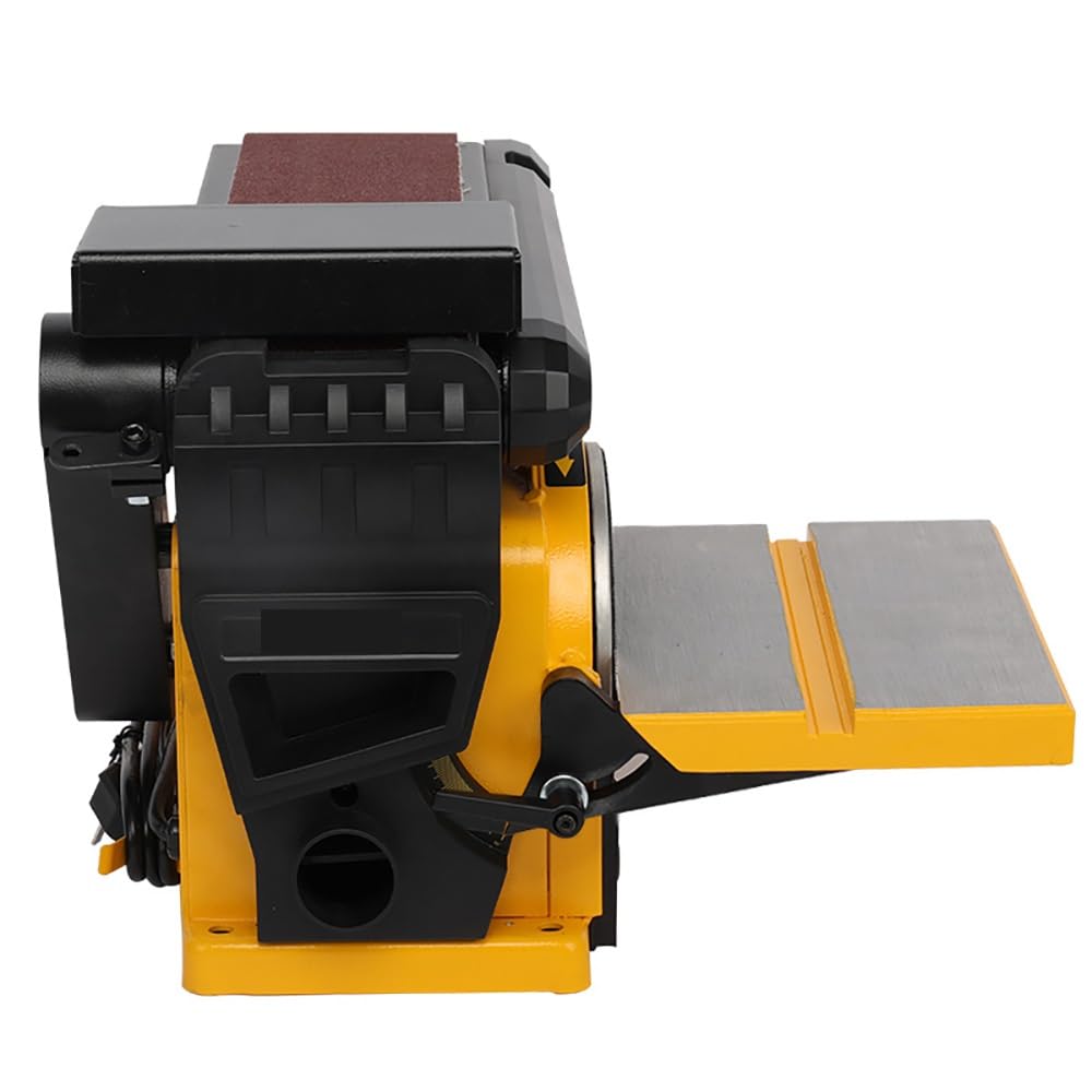 Levigatrice combinata a disco a nastro a velocità variabile da 4x6 pollici 750W con albero flessibile for levigatura di lucidatura di metalli in legno