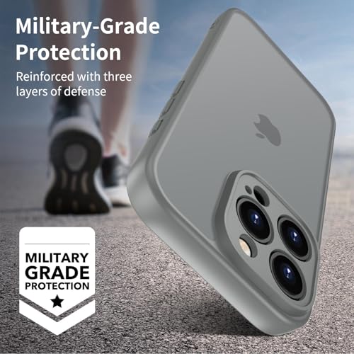 Coque antichoc iPhone 15 Pro KPPIT protection militaire gris - 3