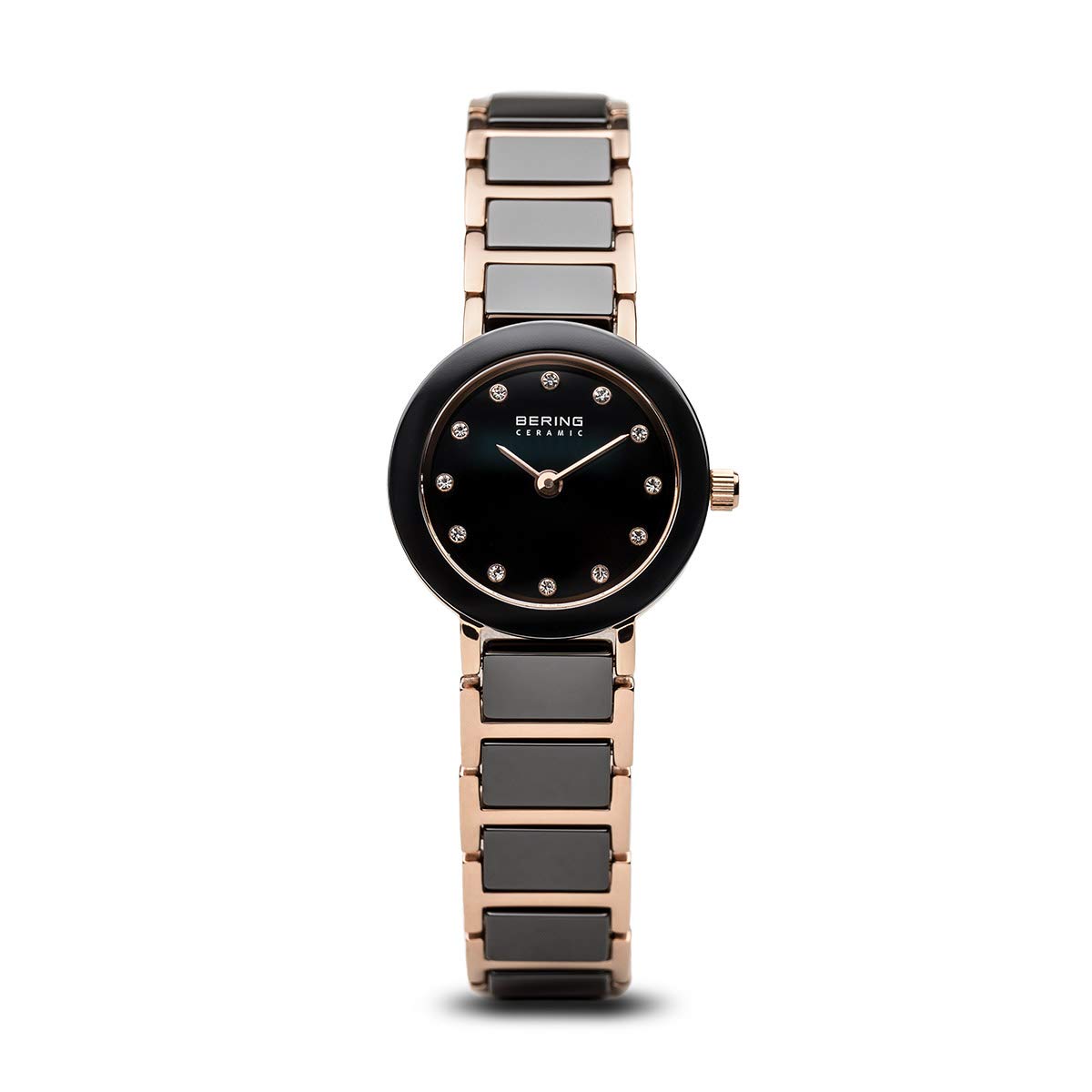 BERING Women Analog Quartz ceramic collection Watch with stainless steel/Ceramic Strap and Sapphire Crystal 11422-746