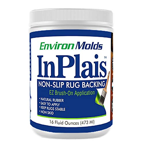 InPlais Non-Slip Area Rug Backing (16 oz.) Fabric & Floor Safe Latex Layer