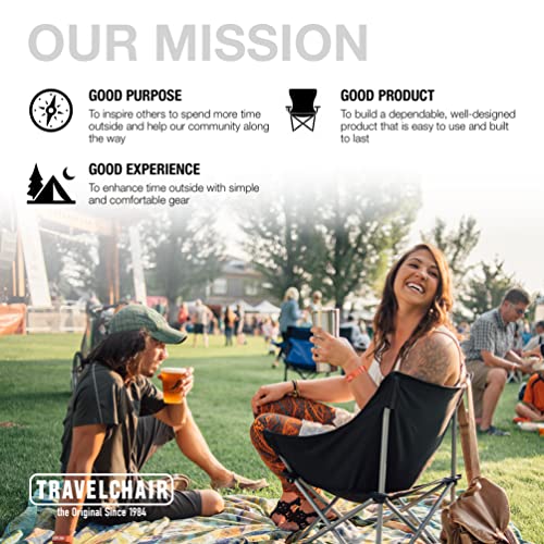 Travel Chair Travelchair-Abc Chair W/Recycled Fabric (2288-Rcycl) Portable Outdoor Furniture, Repreve, Brown #TOP4