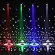 LED Pinspot Licht, Czgor Spot Disco Kugel 15W RGBW 4-in-1-Weiße Schale Spiegelkugelprojektor mit Fernbedienung, Superhelles LED-Pinspotlicht für Partys, Diskotheken, Bars, Hochzeiten