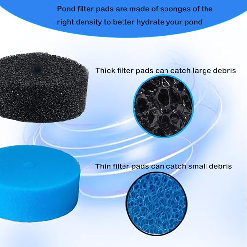 Delapan pads gruesos y finos para filtros 2 unidades miniatura 2