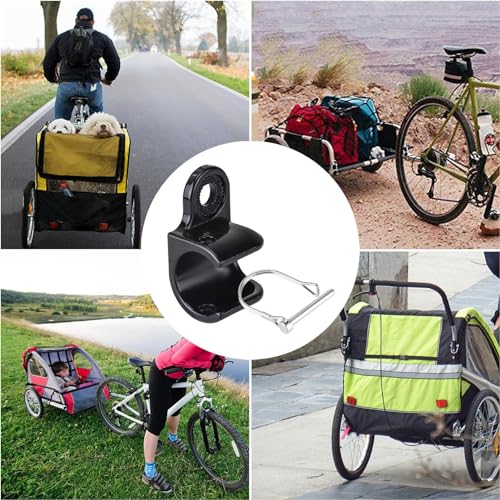 Conector de engate de acoplador de reboque de bicicleta - Acoplador de engate para reboque de bicicl