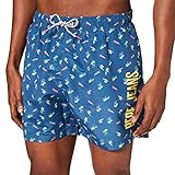 100 % poliéster Pepe Jeans Samuel Short de baño, 031lemon, XS para Hombre