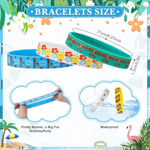 Set de 48 Lápices con Brazaletes de Fiesta Luau miniatura 4