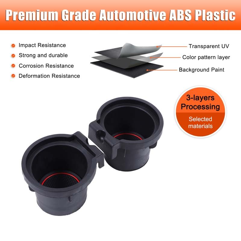 Inserto para Portavasos Consola Central Compatible Nissan miniatura 6