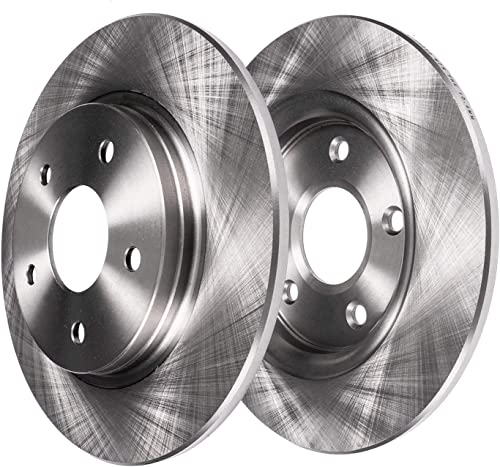 Image of Detroit Axle - REAR Brake Kit for 2002-10 Ford Explorer Mercury Mountaineer 07-10 Explorer Sport Trac Disc Brake Rotors 2007 2008 2009 2010 Replacement Brake Caliper : 11.85 inch inch Rotor