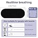 Forhome 100 Stück Mundpflaster Gegen Schnarchen,Mouth Tape for Sleeping,Mundkleber Schnarchstopper Nachts Mundpflaster, für Männer und Frauen geeignet,Mund Tape Schlaf für Besser Schlafen und Atm