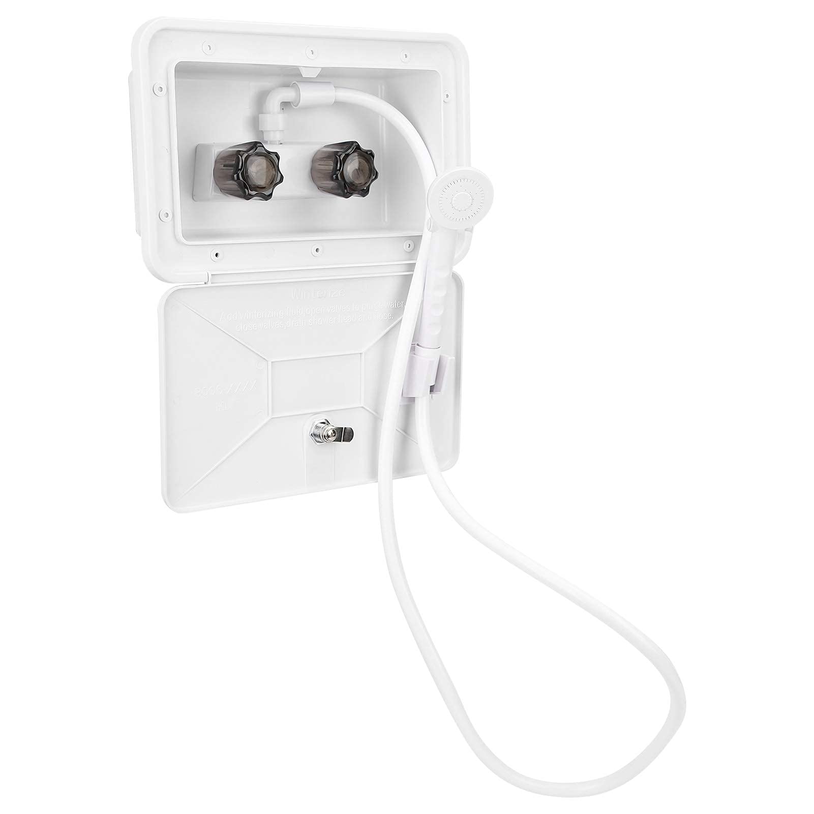 Box doccia esterno camper, box doccia esterno kit lavaggio esterno serratura accessorio barca camper camper kit box doccia esterno camper rubinetto per tubo flessibile camper rimorchio doccia cowb