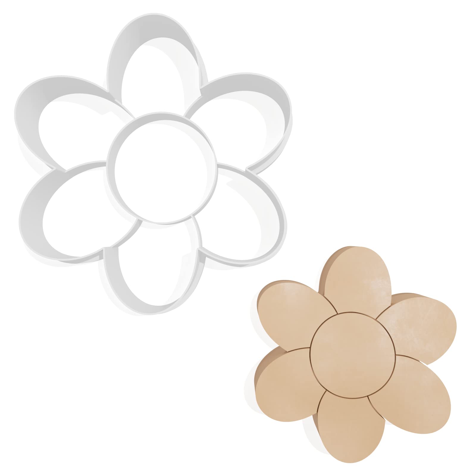 Flower Petal Detail Cookie Cutter - 3 Sizes