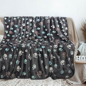 Dog-Blankets-for-Large-Dogs80-x-60-Dog-Blankets-Washable-for-Dogs-Puppy-Blankets-Cat-BlanketsSoft-Pet-Mat-Throw-Cover-for-Kennel-Crate-BedCute-Paw-PatternGrey - Cucciolini Doodles   Dog-Blankets-for-Large-Dogs80-x-60-Dog-Blankets-Washable-for-Dogs-Puppy-Blankets-Cat-BlanketsSoft-Pet-Mat-Throw-Cover-for-Kennel-Crate-BedCute-Paw-PatternGrey