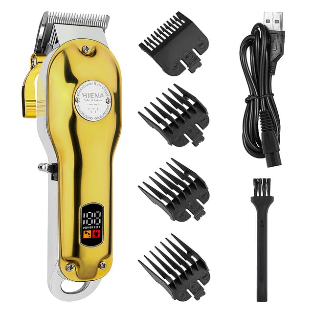 Appliances - Home - HI-201 Plastic style alloy back cover new km-1986 Classic Oil-Free Cordless Hair Clipper Unisex (Gold)