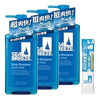 SEABREEZE スーパークール ボディシャンプー 600mL×3個