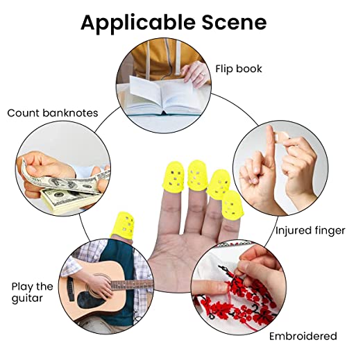 Image of HASTHIP 20PCS Guitar Finger Protector 20mm Silicone Fingertip Anti-Slip