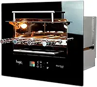 Churrasqueira Gourmet Elétrica para Embutir com Espeto Rotativo Painel Touch Glass Smart 220V - BS