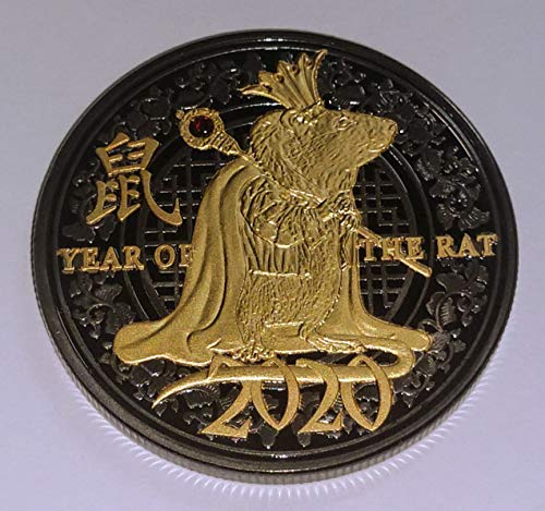 Year of the Rat 2020 Colorized Challenge Art Coin
