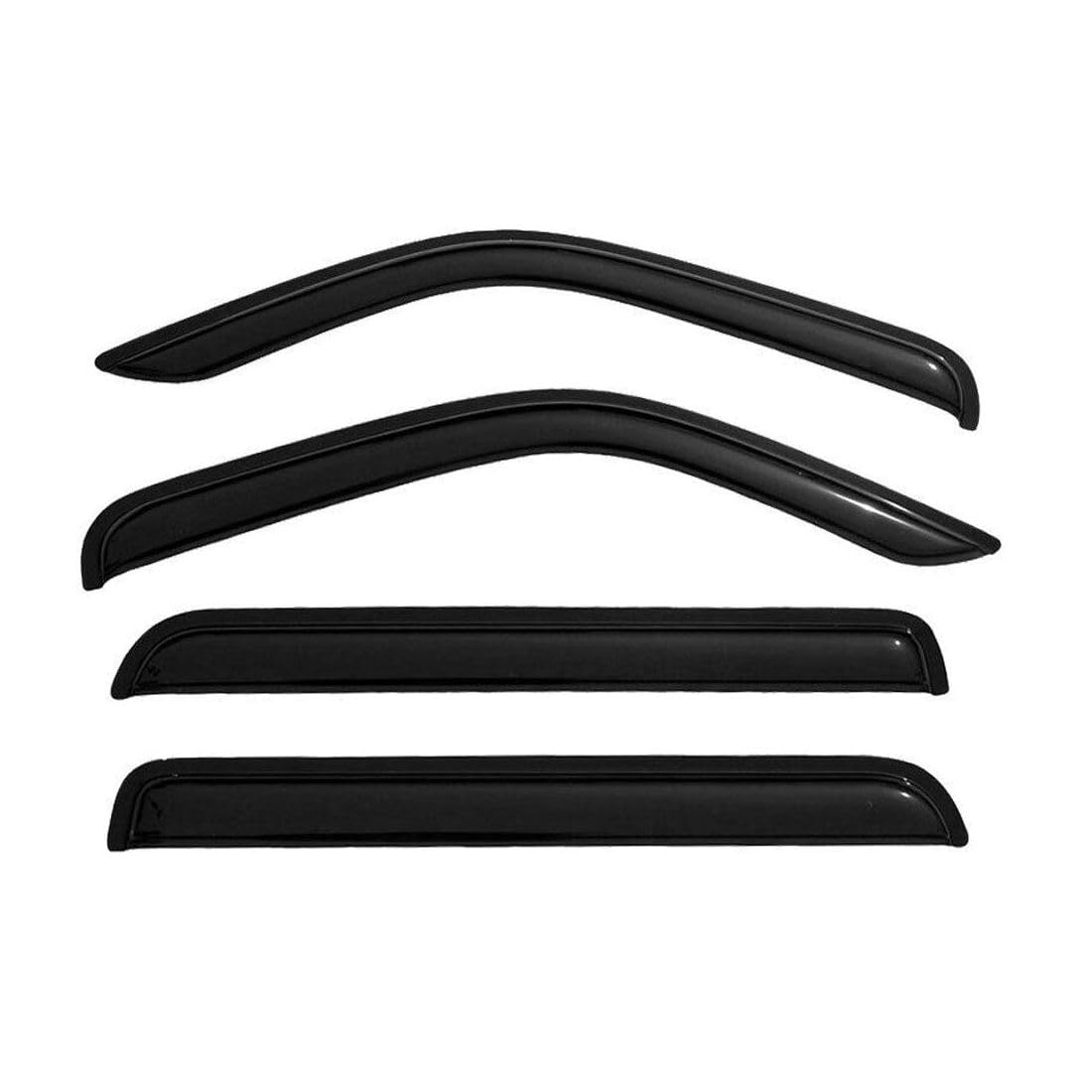 Window Visors Rain Sun Guard Vent Compatible with 2007-2011 Dodge Nitro