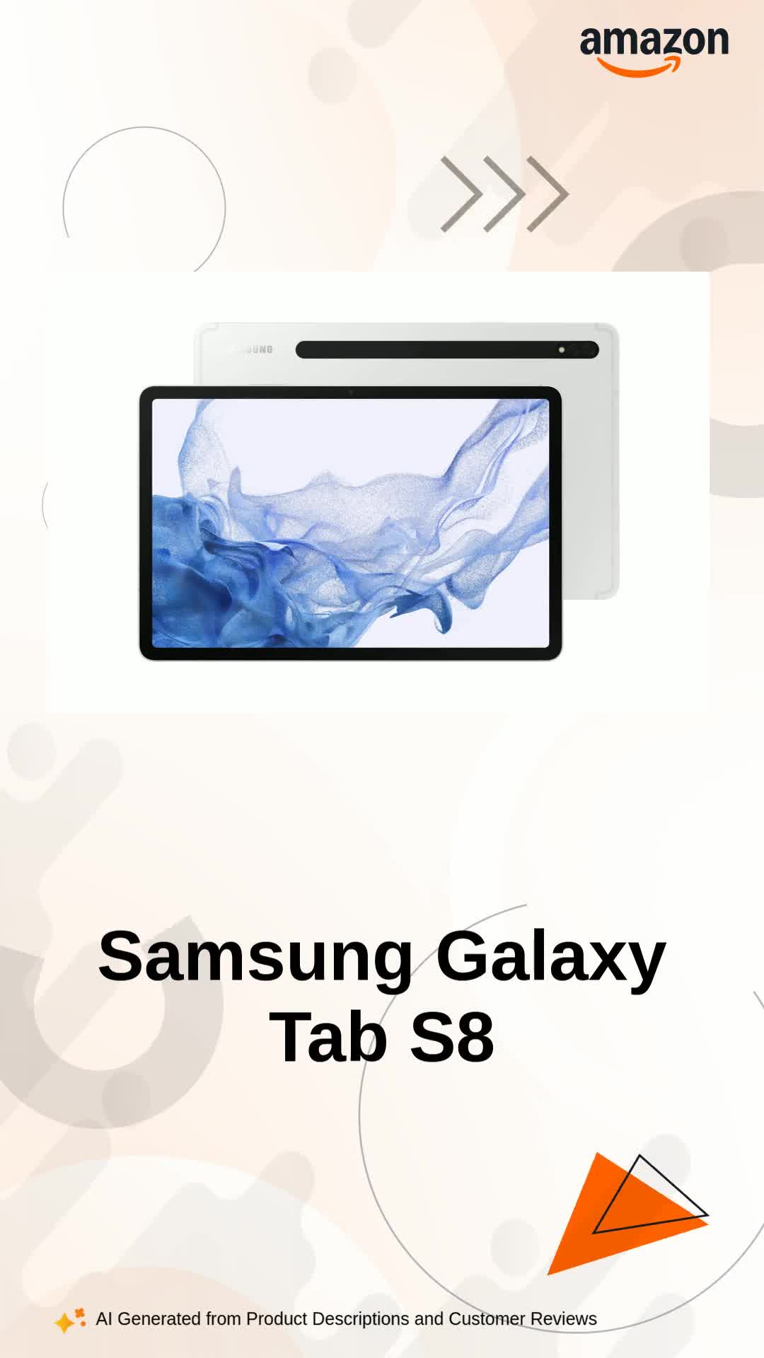 Samsung Galaxy Tab S8 27.94 cm (11 inch) Display, RAM 8 GB, ROM