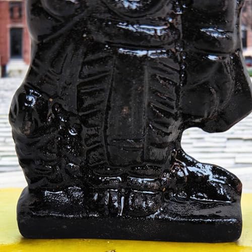 Estatua Iron Shani Dev 3 pulgadas para adoración espiritual miniatura 5