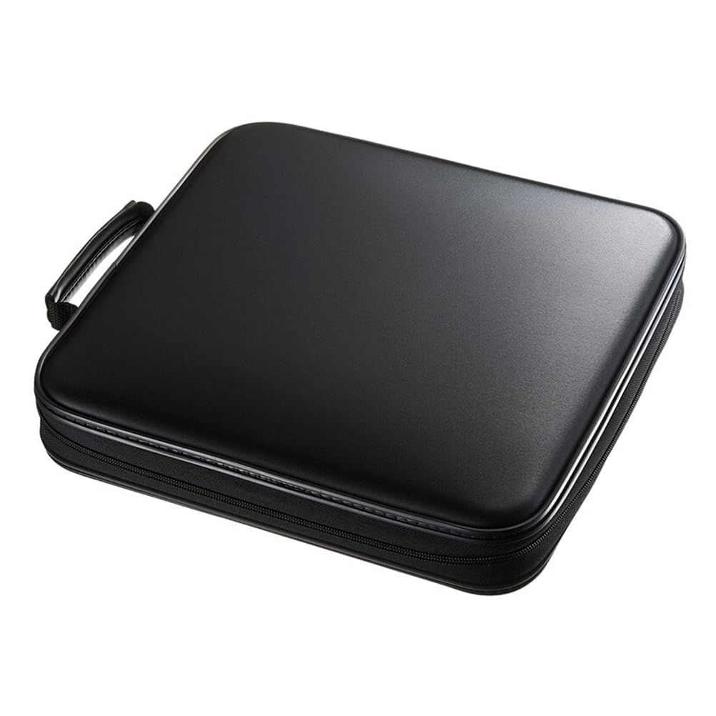 Estuche para CD de 160 discos con cremallera y asa de transporte