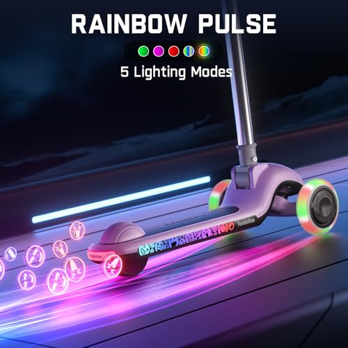 FanttikRide K9 Pro 3 Wheel Electric Scooter for Kids 3-6, Adjustable Height for Riders 3.3-4.6ft, 88 lbs, Up to 40 min, 3.5 Miles Range, AI & 2 Max Speed 3.7/6.2 MPH, UL2272 Certified