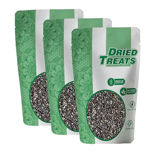Image of Dried Treats Dried Fruits Nuts And Seeds (Chia Seeds, 600g (3x200g))