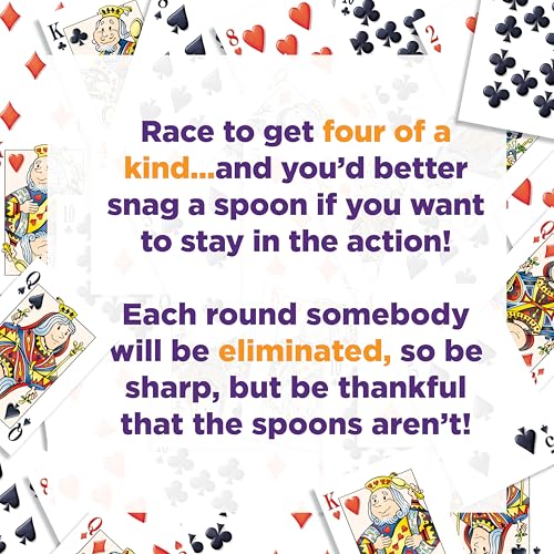Image of Mini Spoons Playing Card Games for Kids Deck of Cards Fun Family Games