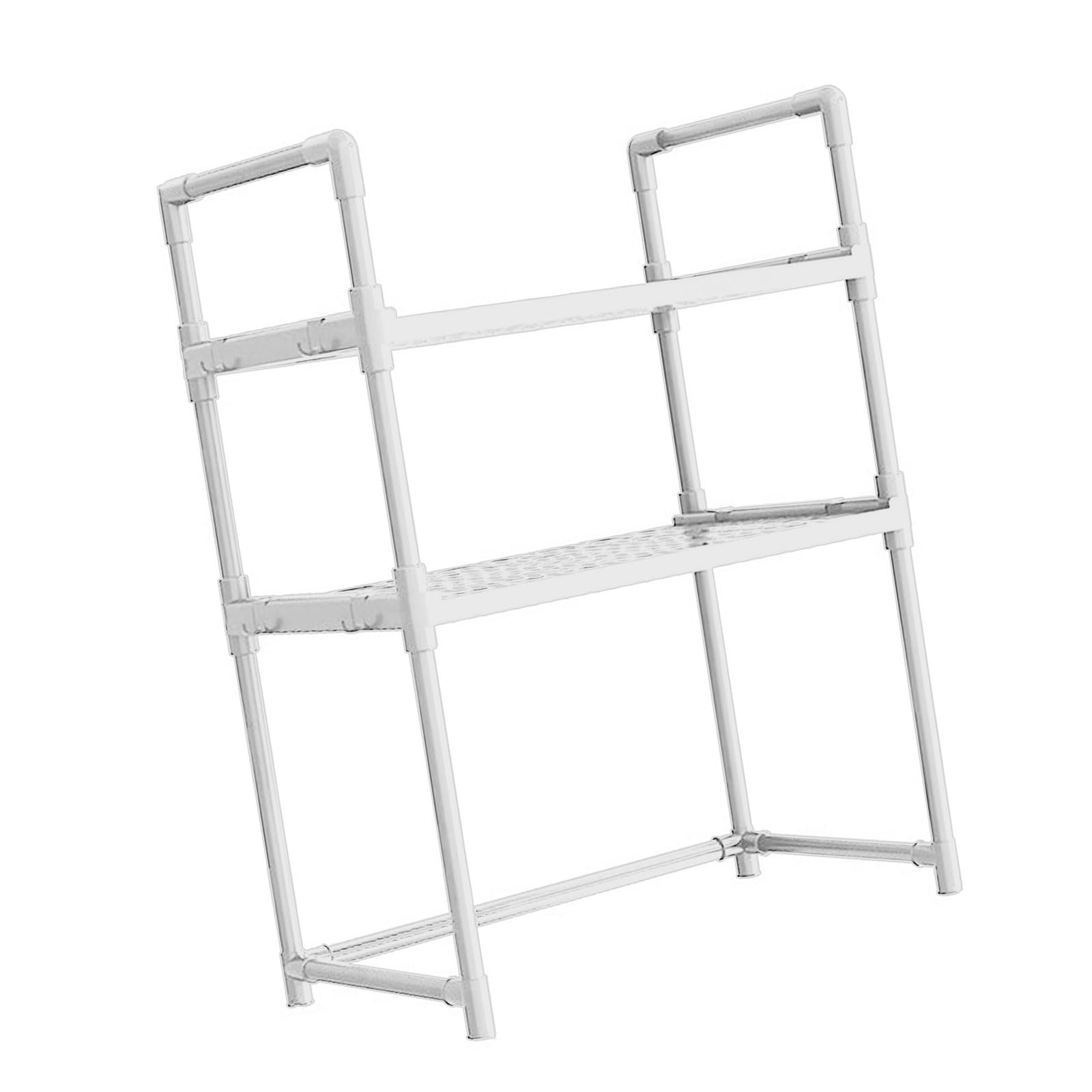 MICFENY Space Saving Microwave Oven Storage Rack Convenient Microwave Stand Holder Organizers For Enhancing Kitchen Storage