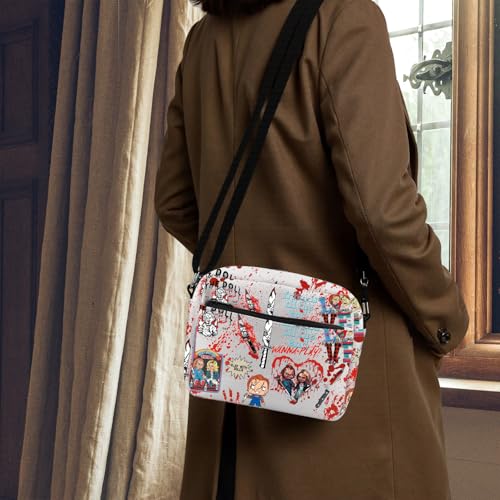 TSOTMO Horror Movie Gift Til the End Crossbody Bag Halloween Movie Gift Horror Gift for Daughter 7