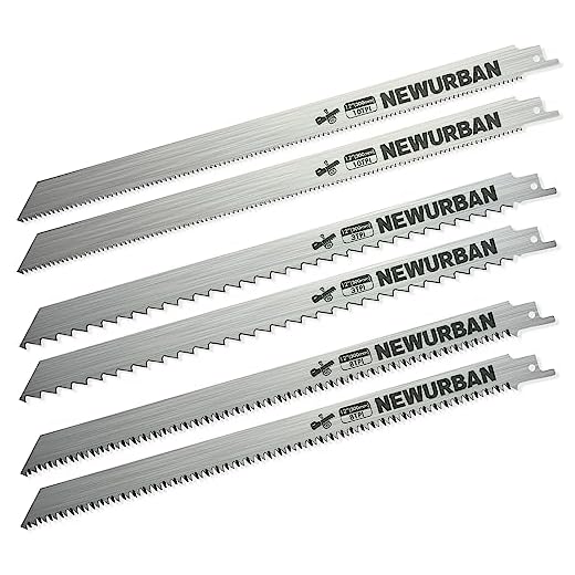 NEWURBAN 6 Pack Saw Blades for Meat