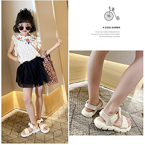 Toddler Little Big Kids Baby Girls Sandals Summer Bling Bowknot Princess Dress Beach Sandal Shoes Open-Toe Soft Sole Anti-Slip Flat3