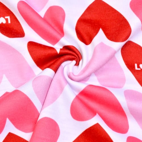 Image of Mirawise Girls 3 Pc Pajamas Sleepwear Cotton Pjs Clothes Set 4-13 Years