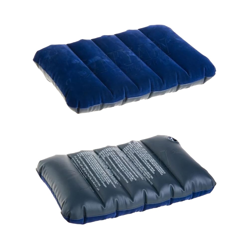 Inflatable Air Pillow (Pack of 2) Cushion Velvet Neck Pillow for Travel in Train Bus and Flights for Sleeping-image-24