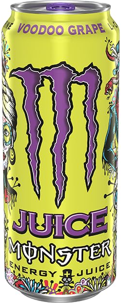 Monster Energy Juice Voodoo Grape, Bebida Energética, 16 oz miniatura 4