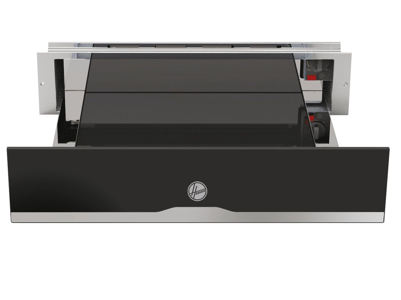 Hoover HPWD14C5S Wärmeschublade Schwarz/Edelstahl