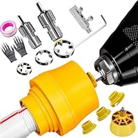 StyBtt 12 Teiliges Set PVC Rohrgewindeschneider, Rohrgewindeschneid Set für Elektrische Bohrmaschinen, Innen und Außen PVC Rohr Gewindebohrer, Gewindeschneider set, mit Schraubenausdreher