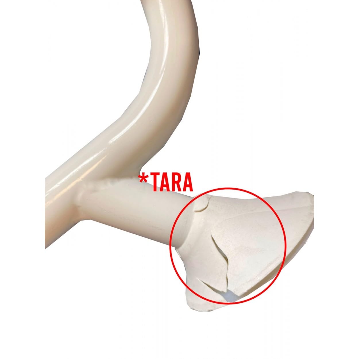 *Tara* ASIDERO Barra BAÑO Blanco para Ducha Dos Paredes 110X75X70CM
