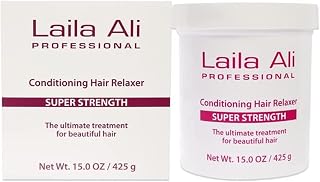 Laila Ali Super Strength Conditioning Hair Relaxer For Unisex Treatment, 15 Ounce
