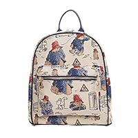 Signare Paddington Bear Backpack Handbag Rucksack Daypack - One Size Measures approx. 29cm (H) x 26cm (W) x 14cm (D)