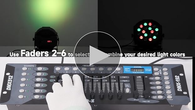 Amazon.com: CO-Z 192 DMX 512 Stage DJ Light Controller Lighting