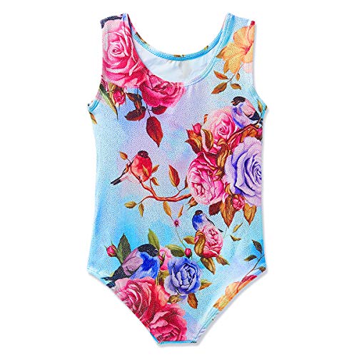 image for MYQFF Tumbling Leotards for Girls Gymnastics Apparel Dance Clothes Spa