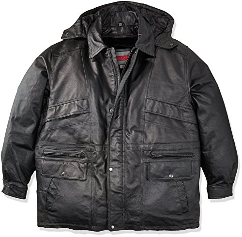 Men's Big and Tall Lambskin Parka