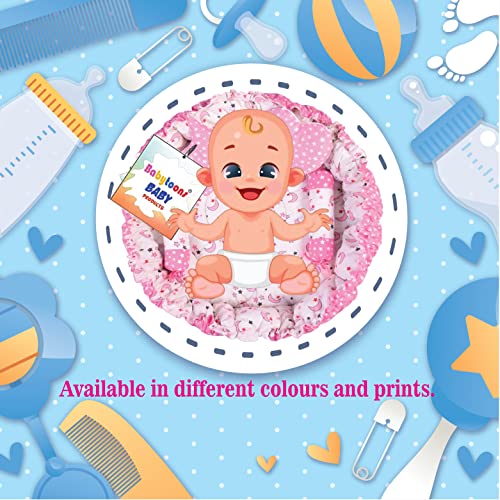 Babytoons-Baby-Nest-for-New-Born-Reversible-Bed-Sleeping-Bedding-Set-0-6-Months-Pink