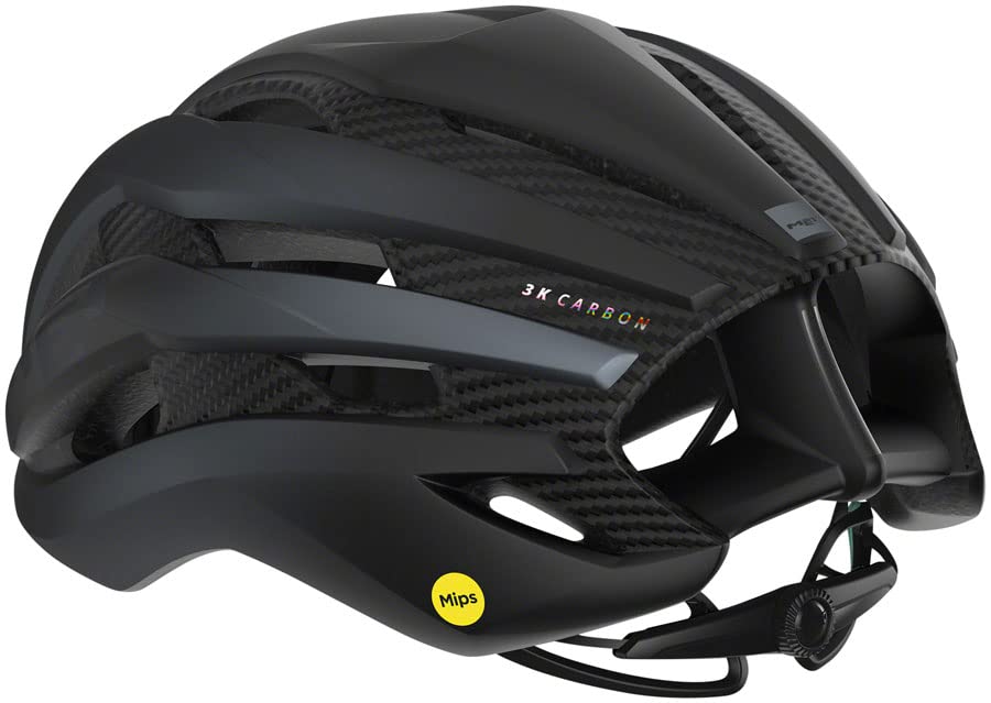 MET Trenta 3K Carbon MIPS Helmet, Black Matte, Small