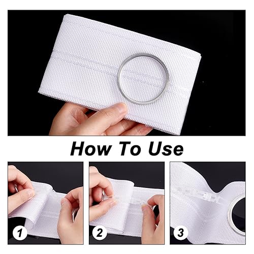 NBEADS About 21.87 Yards(20m) Polyester Curtain Eyelet Tapes - Image 3